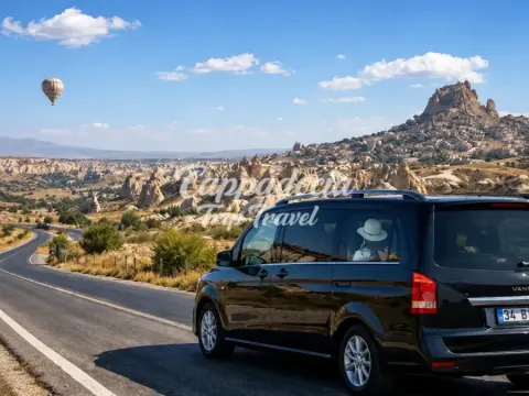 Comodo minivan privato per transfer aeroportuali in Cappadocia