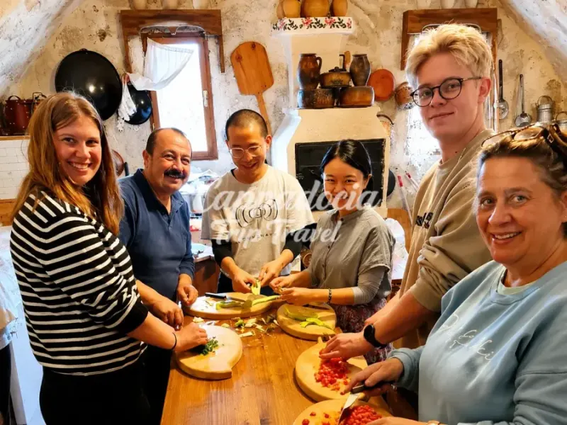 Corso di cucina anatolica in casa tradizionale in Cappadocia